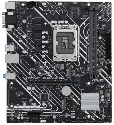 Материнская плата ASUS PRIME H610M-E D4-CSM, LGA1700, H610, 2×DDR4, microATX