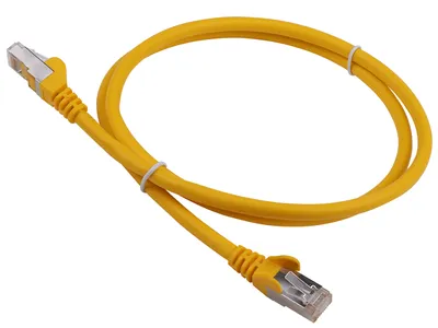 Патч-корд LANMASTER LAN-PC45/S6A-2.0-YL, FTP кат.6A, 2 м, LSZH, желтый