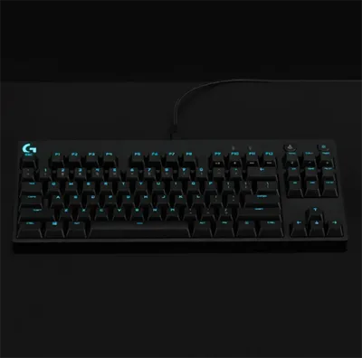 Клавиатура Logitech 920-009393, G PRO TKL, механическая, RGB