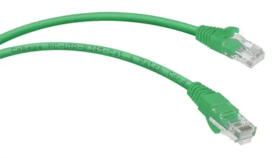 Патч-корд Cabeus PC-UTP-RJ45-Cat.6-3m-GN, Cat.6, U/UTP, 3м, зелёный