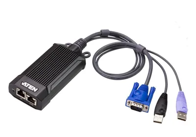KVM-модуль ATEN KG1900T-AX, USB VGA, 2×RJ-45 1GbE, 4,73 Вт