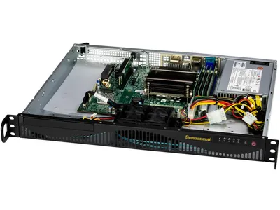 Сервер Supermicro SYS-511R-ML, 1U, 1xE-2400, 4xDDR4, 2x1GbE, 350W