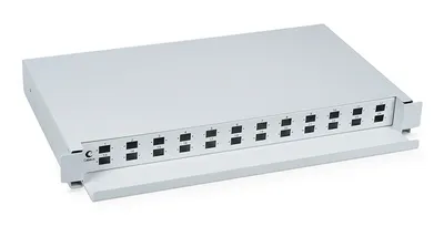 Кросс бокс Cabeus ODF-19-24-SC, 19", 24×SC, со сплайс-кассетой