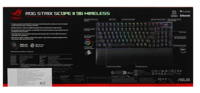 Клавиатура ASUS 90MP03XF-BKRA00, ROG Strix Scope II, механическая, USB