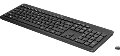 Клавиатура HP 3L1E7AA#ACB, беспроводная, USB, черный