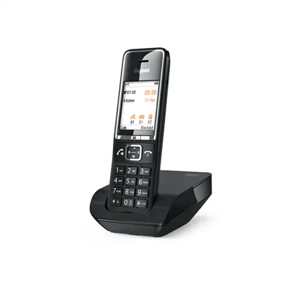DECT-телефон Gigaset S30852-H3001-R604, 1 трубка, черный, 300м/50м