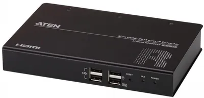 KVM-приемник ATEN KE8900SR-AX-G, HDMI, IP, Slim