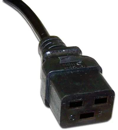 Кабель питания Lanmaster LAN-PP19/20-3.0-BK, C19-C20, 3м, черный