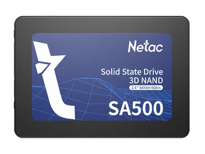 SSD Netac SA500 NT01SA500-120-S3X, 120 ГБ, 2.5", SATA III, 3D NAND