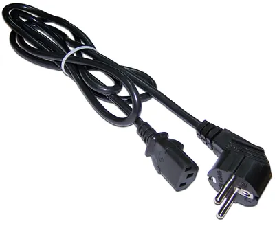 Шнур питания LANMASTER LAN-PP13/SH-3.0-BK, C13–Schuko, 3×0.75 мм², 220 В, 10 А, 3 м, чёрный