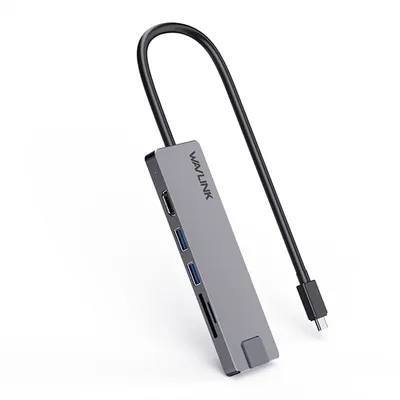 Док-станция WAVLINK WL-UHP3409 Pro, USB-C, 100W PD, 2xUSB3.0, HDMI 4K, LAN