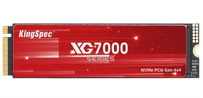 SSD KingSpec XG7000-512 2280, M.2 PCIe 4.0 x4 NVMe, 512ГБ, 7200/4400МБ/с