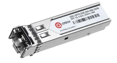 Трансивер QTECH QSC-SFP0.5GE-850-MM-DDM, SFP, 1,25 Гбит/с, 850 нм, 550 м, DDM