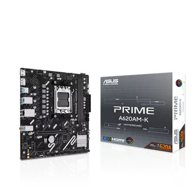 Материнская плата ASUS PRIME A620AM-K, AM5, DDR5, mATX