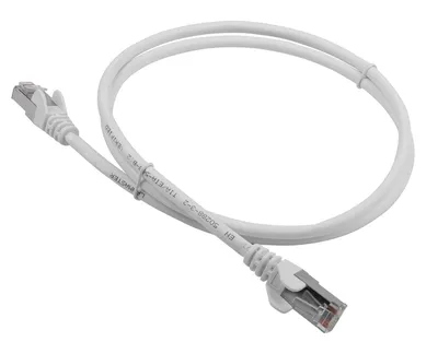 Патч-корд LANMASTER LAN-PC45/S5E-0.5-GY, FTP кат.5e, 0.5 м, серый, LSZH