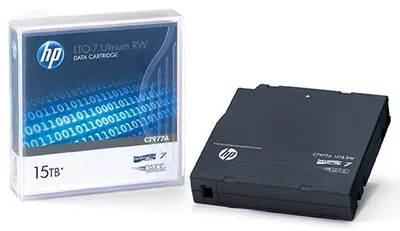 Ленточный картридж HPE C7977A, LTO-7 Ultrium, 15 ТБ