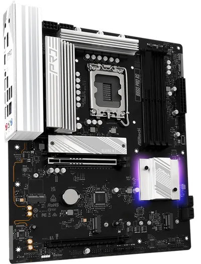 Материнская плата ASRock B860 PRO RS, LGA1851, DDR5, ATX