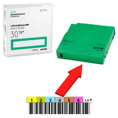 Набор наклеек HPE Ultrium 8, Q2078A, 100 шт.