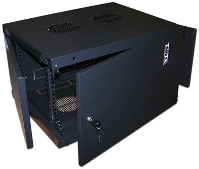 Шкаф настенный Lanmaster TWT-CBWNM-9U-6X4-BK, 9U, 550x450мм