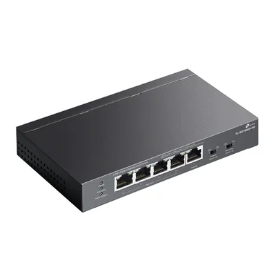 Коммутатор TP-Link TL-SG1005P-PD, 5×1GbE, 1×PoE++ вход, 4×PoE+ выход