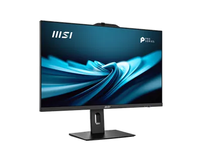 Моноблок MSI Pro AP272P 14M AiO 27" FHD(1920x1080)IPS AG Non-touch, Core i5-14400 (2.5GHz), 16Gb DDR5(1x16Gb), 512GB SSD M.2, Intel UHD, WiFi, BT, camera, WirelessKB&mouse Eng/Rus,Win11Pro Rus,1y war-ty, Blac (9S6-AF8321-801)