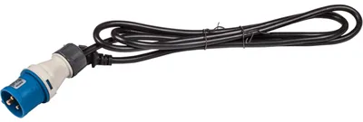 Шнур питания C19-I309 Male, 3х2.5, 220В, 16А, черный, 2.5 метра LANMASTER (LAN-PP9M/19-2.5-BK)