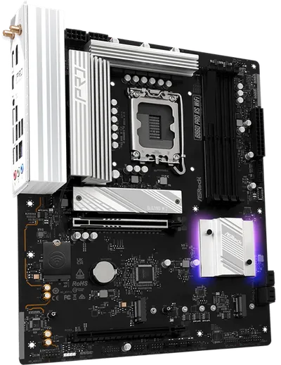 Материнская плата ASRock B860 Pro RS WiFi, LGA 1851, Intel B860, DDR5, ATX