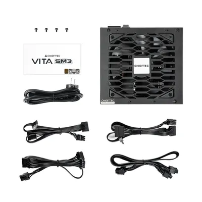Блок питания Chieftec BPX-850-C, ATX 3.1, 850 Вт, 80+ Bronze, полумодульный