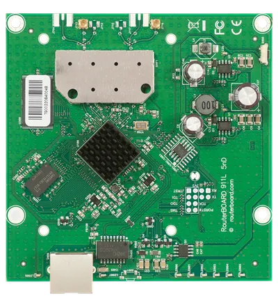 Точка доступа MikroTik RB911-5HnD 911 Lite5 dual, 5 ГГц 802.11a/n, 2×MMCX