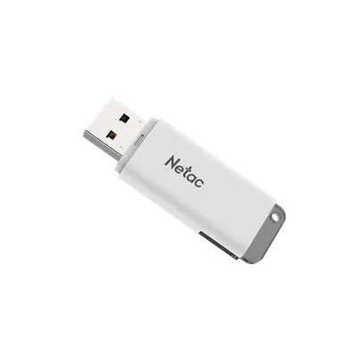 Флешка Netac U185 NT03U185N-064G-32WH, 64 ГБ, USB 3.2 тип-A, 90/30 МБ/с