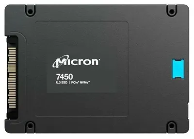 Твердотельный накопитель Micron MTFDKCC1T9TFR-1BC1ZABYY, 1.92ТБ, NVMe U.3, 6800/2700МБ/с