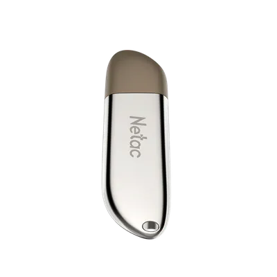 USB-флешка Netac U352, 128 ГБ, USB 3.2, Type-A, корпус из цинка