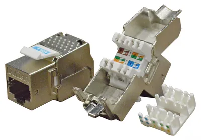 Модуль Lanmaster TWT-OK45STP180/5E, Keystone RJ45, Cat.5E, STP