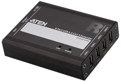 Удлинитель ATEN UCE32100-AT-G, USB 2.0, CAT5, 100м