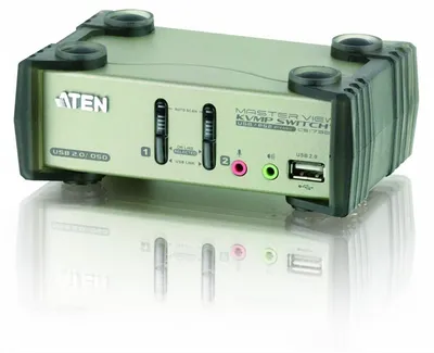 CS1732B-AT-G Переключатель электронный ATEN 2-Port PS/2-USB VGA/Audio KVMP™  Switch with OSD