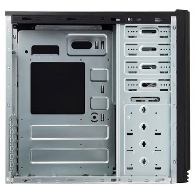 Корпус POWERMAN BA831, MidiTower, ATX/mATX, БП 600 Вт, 2×USB 3.0, черный