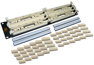 Патч-панель Lanmaster LAN-RS110-200FT, 110-тип, 200 пар, 19", 2U