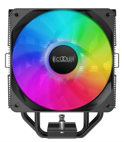 Кулер PCCooler PALADIN EX400 ARGB, башенный, 180W, 4×6мм, 120мм, LGA1700/AM5