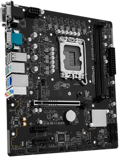 Материнская плата ASROCK B860M-HDVP, LGA1851, 2×DDR5, 2×M.2, mATX