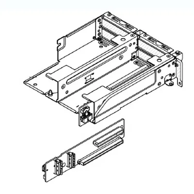 Райзер-карта Lenovo 4XH7A86662, ThinkSystem V3 2U PCIe Gen5 Riser 3/4-part 2