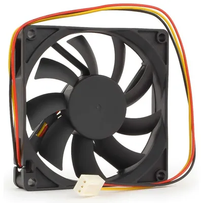Вентилятор Gembird D8015BM-3, 80×15 мм, 2600 RPM, 3-pin