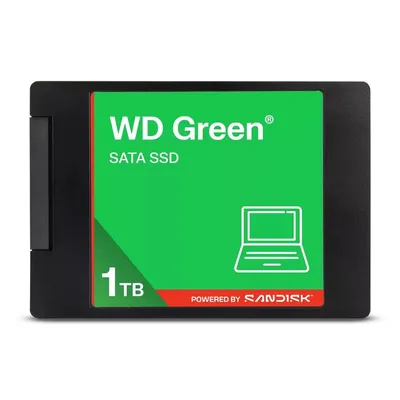 SSD Western Digital WDS100T5G0A, 1ТБ, 2.5", SATA3, QLC