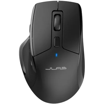 Мышь JLab IEUMJBMOUSERBLK124, беспроводная, Bluetooth/USB, черная