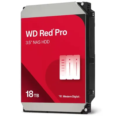 Жесткий диск Western Digital Red Pro WD181KFGX, 18 ТБ, 3.5", SATA-III, 7200 об/мин