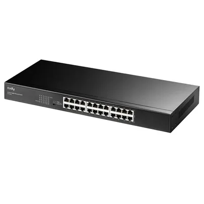 Коммутатор CUDY GS1024L, 24×1GbE, неуправляемый, 1U