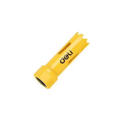 Коронка биметаллическая Deli DH-SKK019-E1, 19 мм, глубина 38 мм, 42CrMo+M3