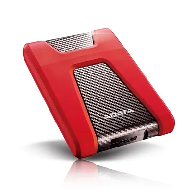 Жесткий диск внешний ADATA HD650 AHD650-2TU31-CRD 2TB 2.5" USB 3.1, LED indicator, Red, Retail {20}, (460707)