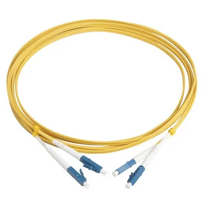 Патч-корд Hyperline FC-D2-9-LC/UR-LC/UR-H-3M-LSZH-YL, SM OS2, LC/UPC-LC/UPC, duplex, 3 м