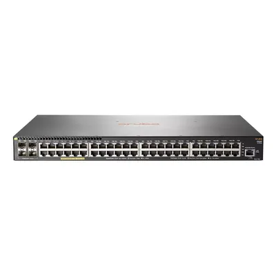 Коммутатор HPE Aruba 2930F JL256A, управляемый L3, 48×1GbE PoE+ 370 Вт, 4×SFP+