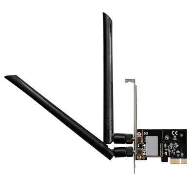 Сетевой адаптер D-Link DWA-582, Wi-Fi AC1200, PCI Express, 2×2 dBi, 867 Мбит/с